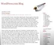 The Rubric theme featuers a pen in the header.