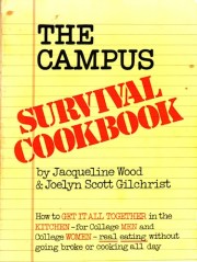 My cover of "the Campus Survival Cookbook" is very stained.