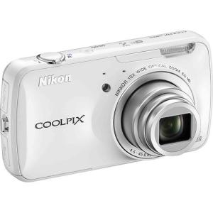 The white Nikon Coolpix is a cool-looking camera.