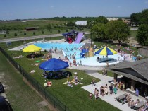 Glidden's pool is now an aquatic park.