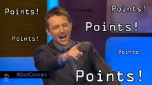 Chris Hardwick awards points to guests for funny comebacks.