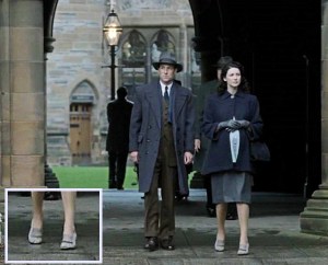 Claire and Frank leave the faculty party fromhell.