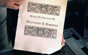 Outlander's episode 306 title card was printed on an 18th century printer.