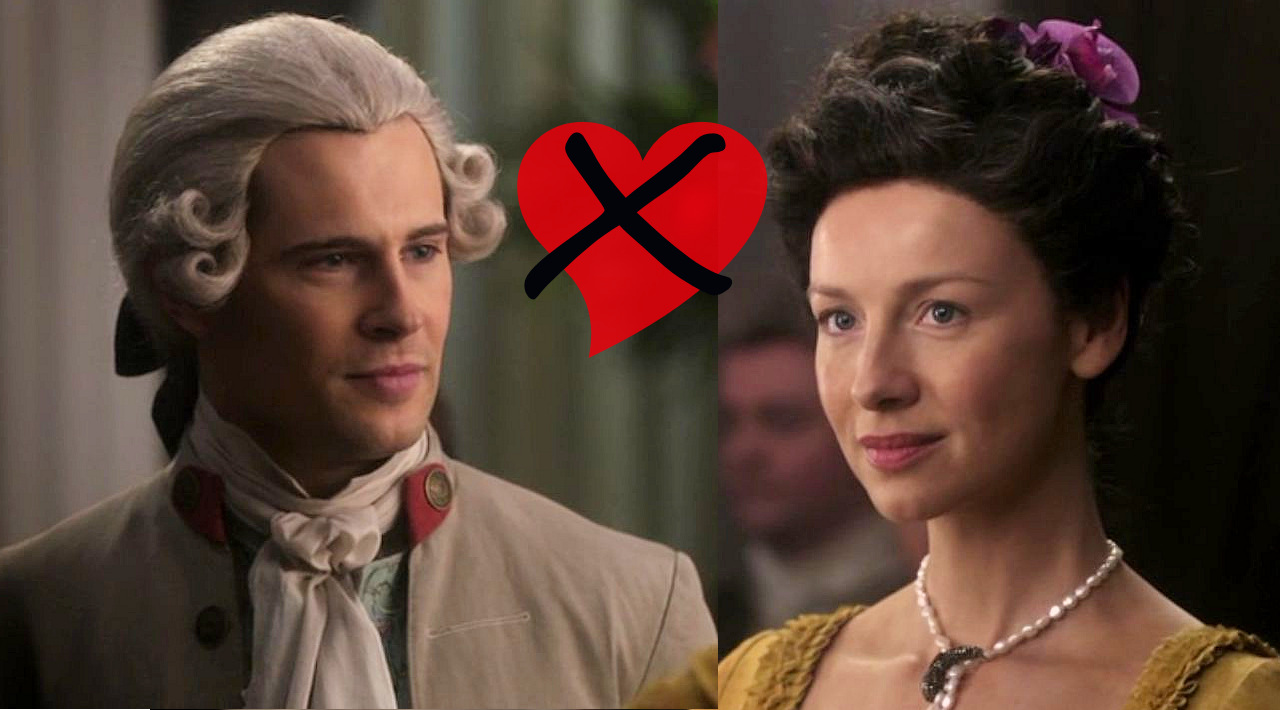 Lord John Grey and Claire Fraser meet.