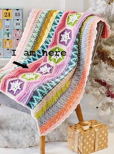 What the finished CAL looks like, plus just how far behind I am.