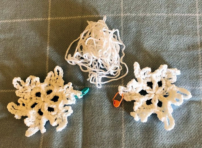 Two unusable snowflakes